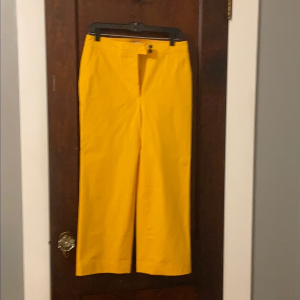 Golden Cropped Boden Pants